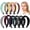 Multicolor C, variant on HBlife 4 Pack Fashion Wide Cute Headbands Trendy Non Slip Hairbands for Women Girls