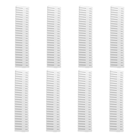 Masteelf  8 Pcs Kitchen Drawer Organiser Divider DIY Dividers Compartment Organizer