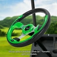 thumbnail image 3 of Roykaw Golf Cart Steering Wheel Universal for EZGO Club Car Yamaha, Golf Cart Accessories, Green, 3 of 8