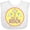 AA-White, variant on Inktastic He is Risen for Easter Boys or Girls Baby Bib