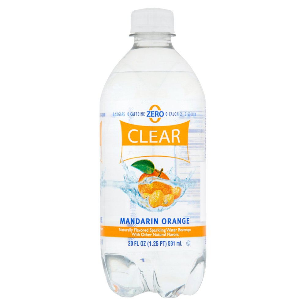 Clear American Mandarin Orange Sparkling Water, 20 Fl. Oz. Walmart