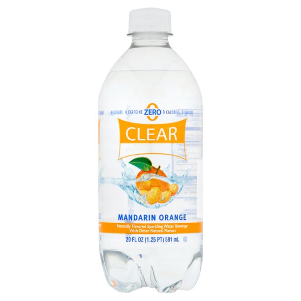 Clear American Mandarin Orange Sparkling Water, 20 Fl. Oz. Walmart