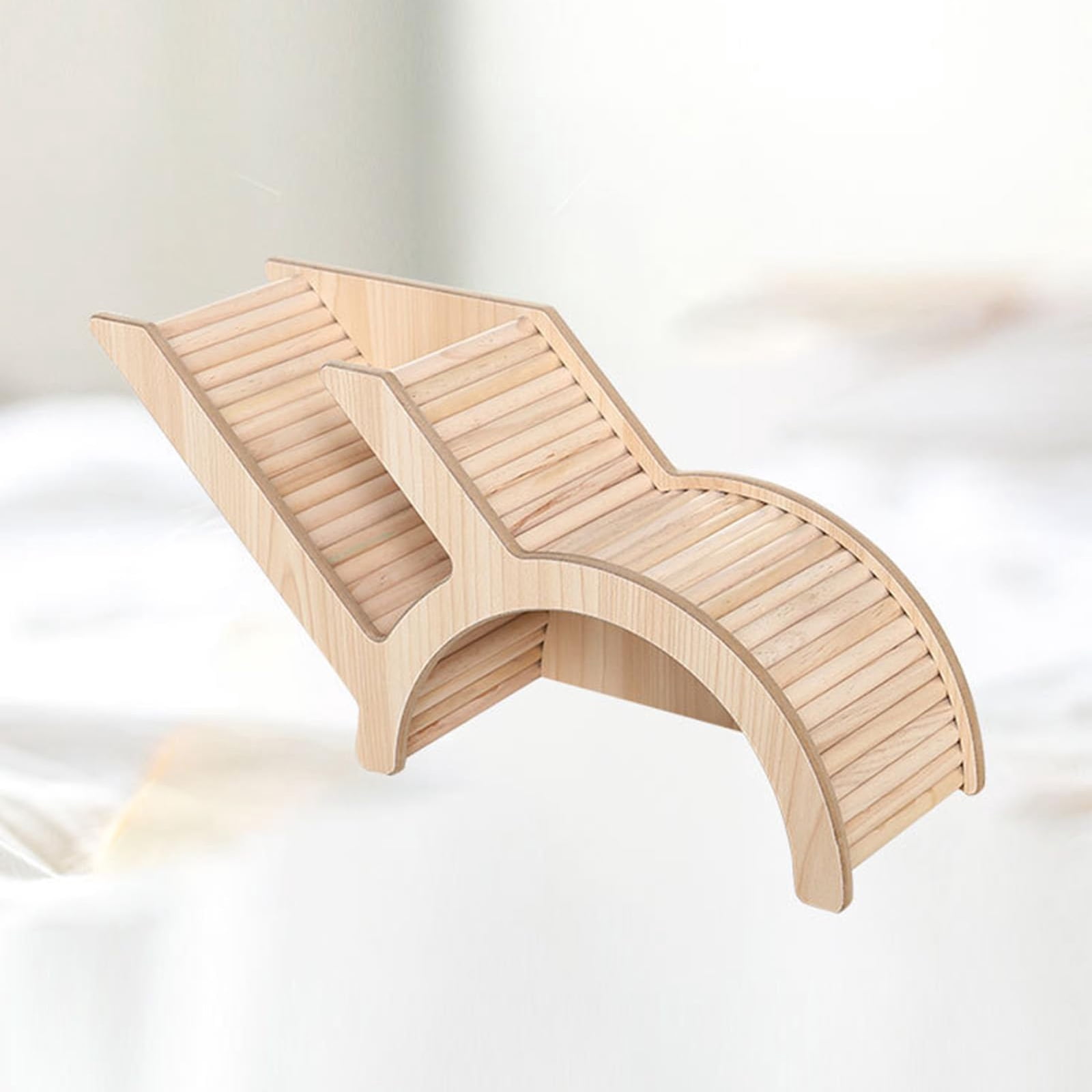 Hamster Climbing Ladder Tunnel Hideouts Place Platform For Gerbil And Dwarf Hamster Comfortable Exercise Accessory