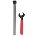 thumbnail image 1 of Portabrocas de pinza, varilla de extensión recta y larga para fresado CNC, rango de sujeción de 1 a 7 mm con llave C12-ER11A-150L, 150 mm, 1 of 14