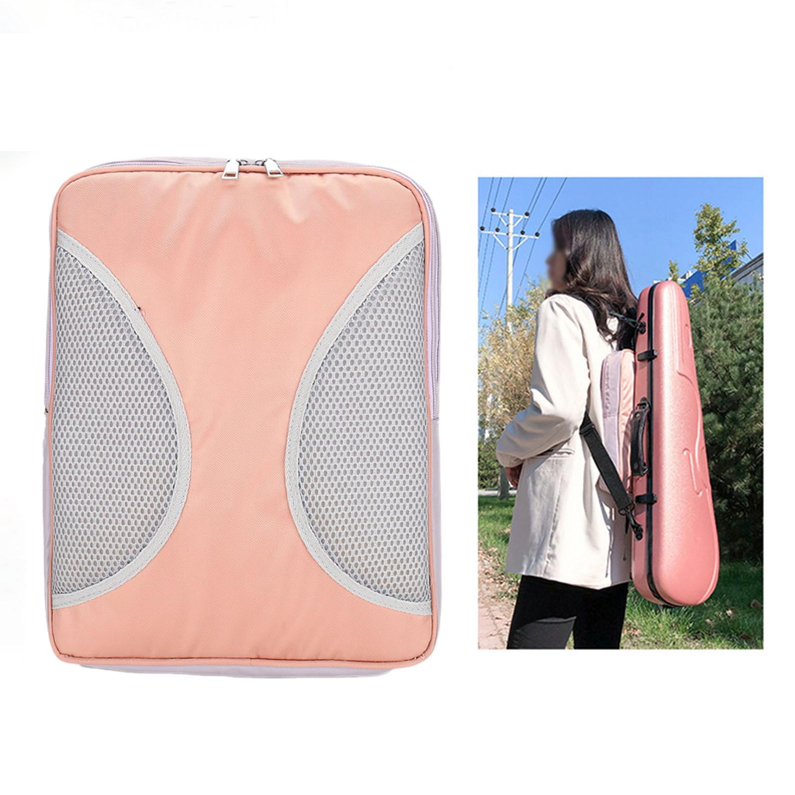 LeeQinersw Music Sheet Bag Large Capacity Instrument Case Thickened Ukulele Box Violin Case Pink