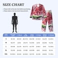 thumbnail image 4 of Logiee Watermelon Splash Realism Art Print Mens Long Sleeve Pajama Set,Notched Collar Pajamas for Men, Men's Sleepwear,Mens Sleepwear with Pockets & Button Down-X-Large, 4 of 7