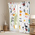 thumbnail image 3 of Castle Fairy Bear Fox Curtains Pack of 2 (42x84 Each) for Children,Polka Dots Curtains Blackout,Festival Xmas Bedroom Curtains,Breathable Home Decor, 3 of 6