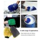 thumbnail image 4 of Kenally Guante de automático portátil lavable reemplazo Universal a prueba de arañazos coloridos guantes de limpieza de vehículos accesorios Vehículos, repuestos y accesorios Mis Amarillo Kenally VI017534-01, 4 of 6