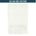 thumbnail image 3 of PAVILIA White Knit Throw Blanket for Couch, Twin Bed, Soft Knitted Farmhouse Sofa Throw for Living Room, Lightweight Decorative Summer Blanket for Chair, Outdoor Textured Boho Blanket, 60x80, 3 of 9