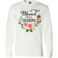 thumbnail image 3 of Inktastic Blessed to Be a Grandma with Flowers Long Sleeve T-Shirt, 3 of 5