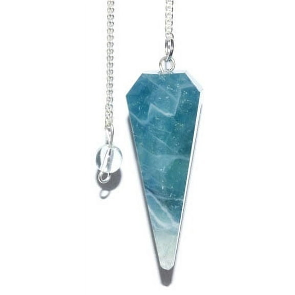 6 Sided Green Fluorite Pendulum