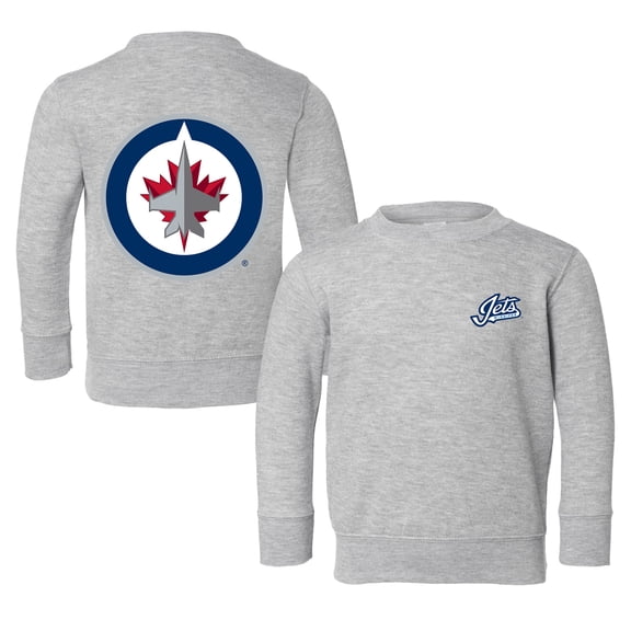 Toddler Chad & Jake Heather Gray Winnipeg Jets Pullover Sweatshirt