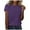Purple, variant on Summer Tops for Women Long Sleeve Tops for Women Tan Raglan Shirt Ladies Tees And Athletic Short Sleeve Shirt Shirts Shirts Short Casual Ladies Long T Dark Green XL