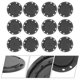 thumbnail image 2 of 6 pares de botones magnéticos para abrigos, broches invisibles, cierres de presión, accesorios de costura DIY (negro, diámetro 2,6 cm), 2 of 7
