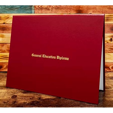 General Education Diploma Holder For Students - Golden Engraved Certificate Holders For Diplomas And Appreciation Certificates (8.5X11, Green)