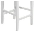 thumbnail image 5 of TMS White Transitional Bar Stool Set of 2 with Cross Back Design, 5 of 6