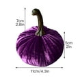thumbnail image 2 of Pumpkins With Exquisite Craftsmanship Christmas Decoration Mini Velvet Simulation 1 Pc For Fall Halloween Thanksgiving, 2 of 5