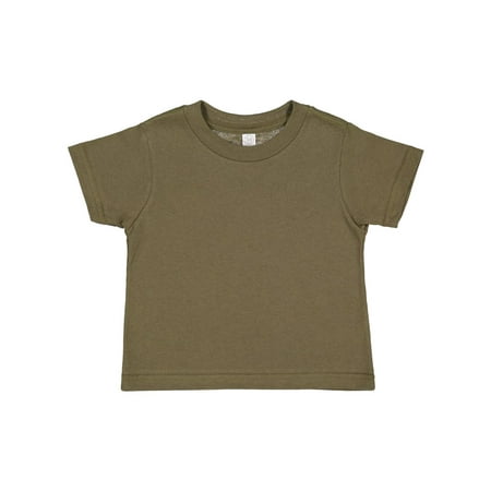 

Rabbit Skins 5.5 oz Jersey Short-Sleeve T-Shirt (RS3301) Military Green 3T