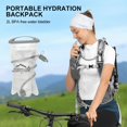 thumbnail image 5 of 20L Hydration Backpack,  Hiking Internal Frame Backpacks with 2L Hydration Water Bladder and Rain Cover for Men, Lightweight Travel Daypack for Cycling,Camping,Ski (grey), 5 of 6