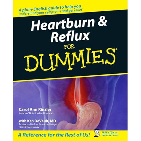 Pre-Owned Heartburn and Reflux For Dummies, 9780764556883, 0764556886, Paperback, 1 edition