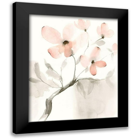 Goldberger, Jennifer 12x14 Black Modern Framed Museum Art Print Titled - Dogwood Dream I