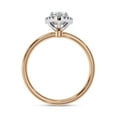 thumbnail image 7 of IGI Certified Lab Grown Diamond Halo Solitaire Engagement Rings for Women, Center 9x6mm Pear Cut Anniversary Wedding Rings In 14K Solid Rose Gold F-G, VS-SI Quality (1.35 Cttw) Ring Size-7, 7 of 7