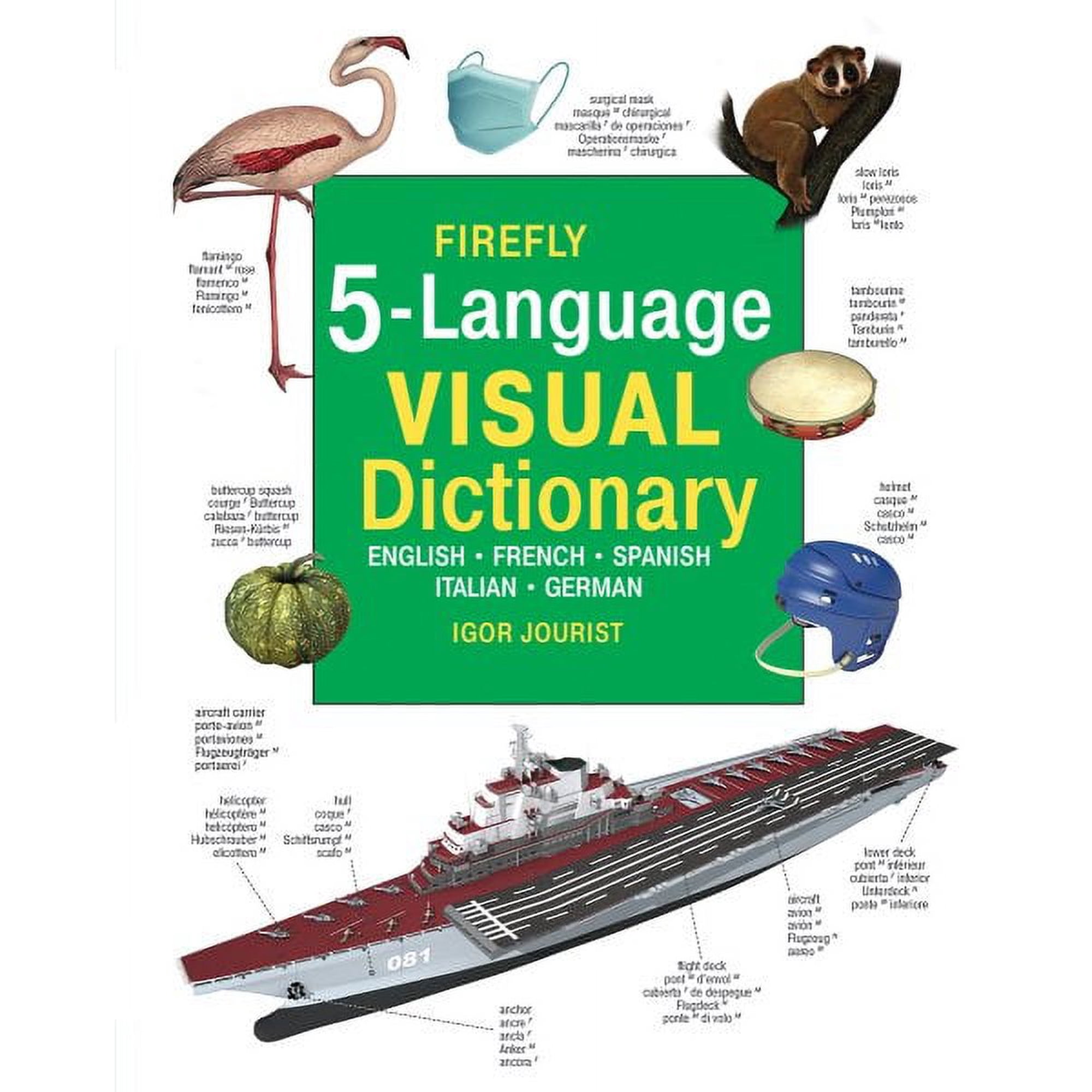 Firefly 5 Language Visual Dictionary: English, French, German, Italian, Spanish (Hardcover)