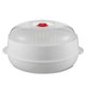 thumbnail image 1 of Non BPA Plastic Microwave-Steamer With Lid Tray Round Food-Grade Safe Easy to Use Dishwasher Safe for Health Cooking, 1 of 5