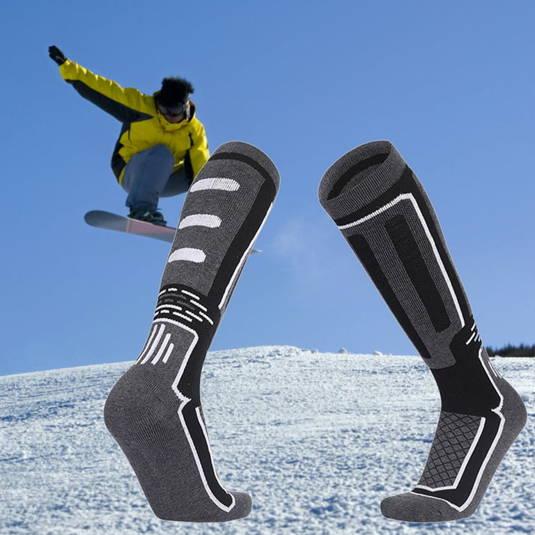 Wool Ski Socks, Cold Weather Socks for Snowboarding, Snow, Winter, Thermal  Knee-high Warm Socks, Hunting