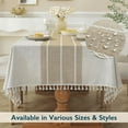 thumbnail image 1 of Mantel ComfiTime Ajustado para Mesas Rectangulares O Redondas 55 x 102 Beige, 1 of 1