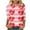 Blue, variant on Meichang Happy Valentines Day Shirts Women Heart Print Long Sleeve Crew Neck Pullover Tops Loose Fit Casual Blouses Cute Holiday Clothes