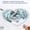 C, variant on Lunxisen 2 Pcs Acrylic Heart Puzzle Wind Chime Pendant Valentine Gift for Outdoor Garden Patio Decoration Wedding Decor Anniversary Present(19cm)