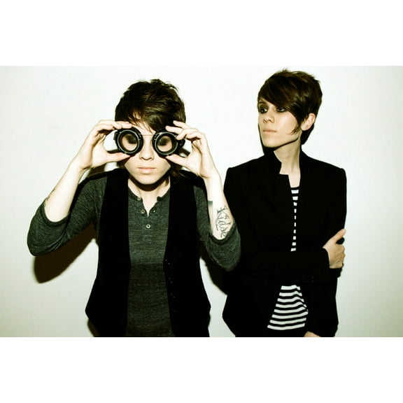 Tegan And Sara poster #04 12x16 Print on Metal Sign 12in x 16in Square Adults Best Posters