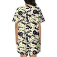 thumbnail image 6 of Fotbe Game Controller Print Pajama Set for Women 2 Piece Loungewear Short Sleeve Tops and Shorts Set Soft Sleepwear-Large, 6 of 7
