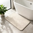 thumbnail image 5 of AuroraX Bathroom Rug Non Slip Backing Absorbent Large Quick Dry Washable White Bath Rugs for Bathroom Floor Bath Mat for Tub, 5 of 7