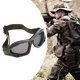 thumbnail image 1 of Gafas tácticas de malla metálica Protección para los ojos Gafas resistentes a los golpes (verde), 1 of 8