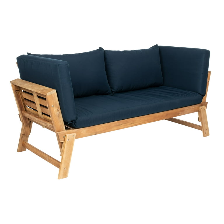 Safavieh Tandra Outdoor Contemporary Daybed w Pillow and Cushion