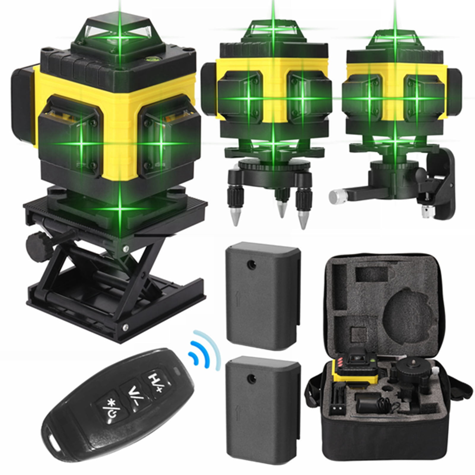 Machine Multifunctional 16 Lines Level Tool Vertical Horizontal Lines With 3 Self Leveling Function