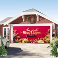 thumbnail image 1 of Large Merry Christmas Garage Door Mural Decorations for Holiday Party Event Signage in 7x16 Feet Size, 1 of 5