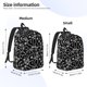 thumbnail image 2 of Easygdp Skeletons Dancing Mochila de Lona Resistente para Laptop, Compatible con Laptops de 15 a 17 pulgadas, Ideal para Escuela, Trabajo y Viajes-Small, 2 of 5