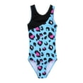 thumbnail image 3 of TiaoBug Kids Girls One Piece Ballet Dance Gymnastics Leotard Bodysuit Leopard Printed Tankini Jumpsuit, 3 of 7
