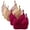 Hot Pink, variant on Pink Bras for Women Lace Back Button Shaping Cup Adjustable Shoulder Strap Large Size Bra