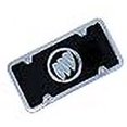 thumbnail image 3 of Buick Chrome Logo Black Acrylic License Plate with Chrome Frame Kit, 3 of 4