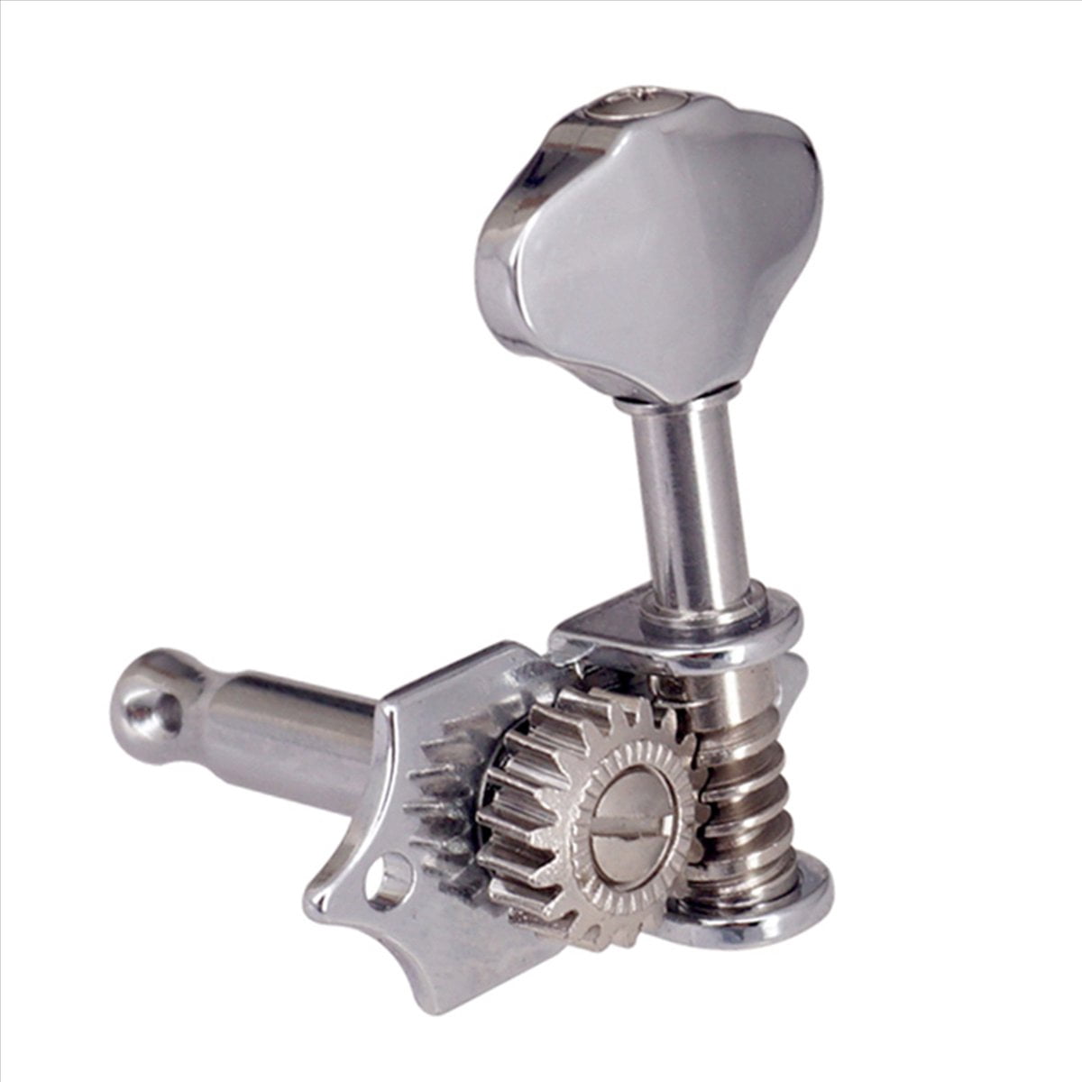 9L9R 18Pcs 1:18 Guitar String Tuning Pegs Tuner Machine Heads Knobs Keys for Acoustic or Electric Silver
