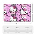 thumbnail image 2 of Hello Kitty Area Rugs, Large Carpet, Washable Rug Mat, Flannel Non-Slip Rugs For Bedroom Living Dining Dorm Room Entryway, Home Decor 36"X24", 2 of 7