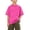Hot Pink, variant on Tdoqot Boys Oversized Cotton T Shirts- Vintage Short Sleeve Crewneck Casual Kids Basic Tees Hot Pink Size 4-10