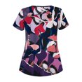 thumbnail image 1 of Danza sexy Las mujeres cimas de espuma casual espuma paisley impresión v cuello las cimas de enfermería del cuello de trabajo desgaste pullover suelto camisetas de ropa de vestir Danza sexy Casual suelto, 1 of 2