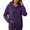 Purple, variant on CAIXIA Zip Up Hoodie Women Loose Fit Cotton Long Sleeve Shirt Womens Sweatshirt Jacket Drawstring Fleece Jacket Women with Pocket Loose Casual Fall Winter 2026