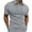 Gray, variant on DDAPJ pyju Mens Waffle Knit Polos Shirts Quarter Zip Short Sleeve Golf Shirt Solid Casual Sports Collared T-Shirt Rebajas Flash Gray XXXL