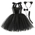 thumbnail image 2 of Disfraz de reno para niñas, falda de ciervo esponjoso para niñas, fiesta temática, juego de rol, traje-5, 2 of 5